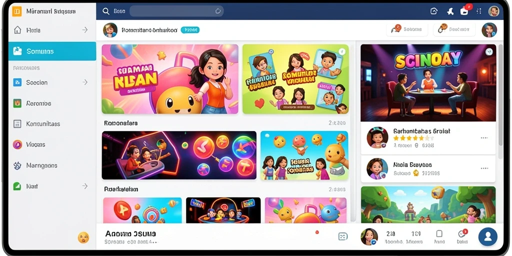 Screenshot menunjukkan leaderboard untuk melihat peringkat pemain.
