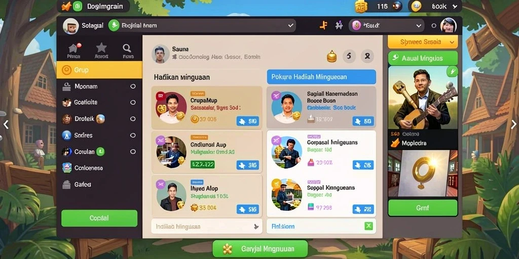 Fitur multiplayer yang menyenangkan.