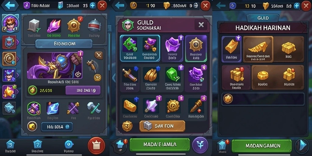 Level yang penuh tantangan dan rintangan menarik.