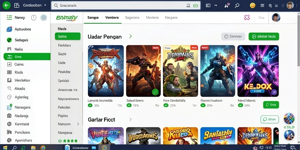 Tangkapan layar aksi seru dalam permainan.