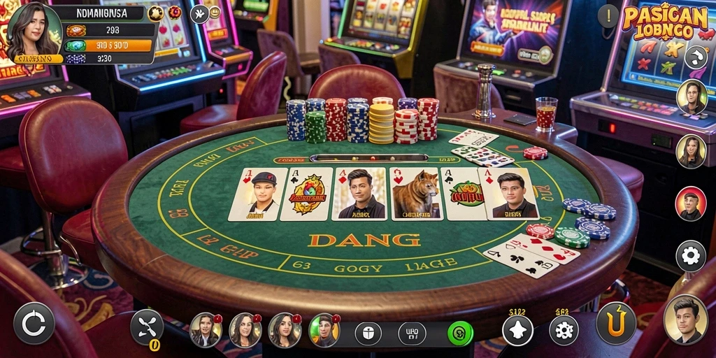 Tangkapan layar yang menampilkan karakter yang dapat dimainkan.